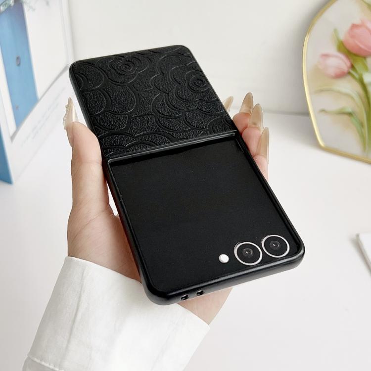 Impression Camellia Pattern Protective Phone Case