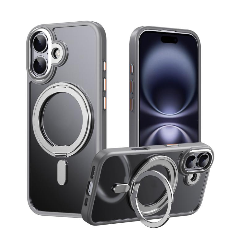 Frosted 360 Degree MagSafe Magnetic Holder Phone Case