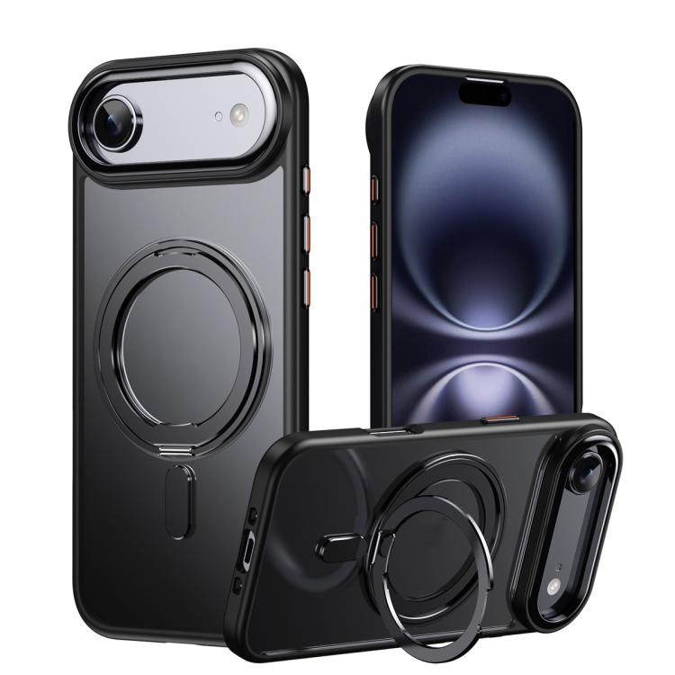 Frosted 360 Degree MagSafe Magnetic Holder Phone Case