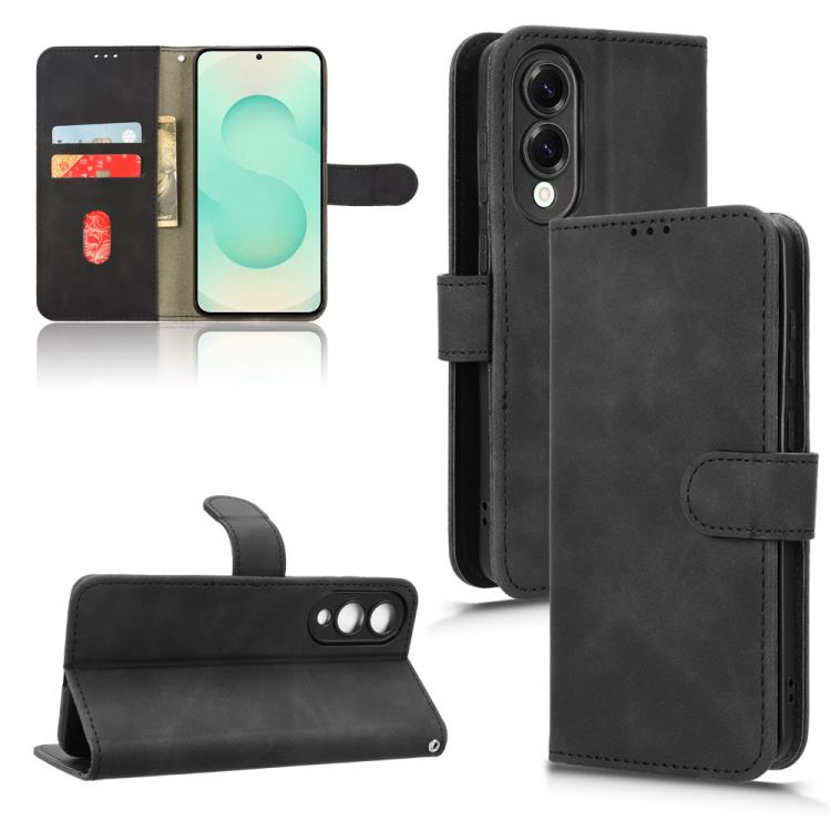 Skin Feel Magnetic Flip Leather Phone Case, For Galaxy S27 Ultra 5G, For Galaxy S27 Pro 5G, For Galaxy S26 FE 5G, For Samsung Galaxy S26+ 5G, For Samsung Galaxy S26 5G, For Samsung Galaxy S25 FE 5G, For Samsung Galaxy M36 5G                            ...
