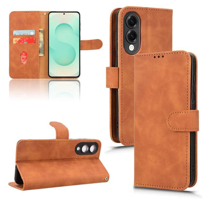 Skin Feel Magnetic Flip Leather Phone Case, For Galaxy S27 Ultra 5G, For Galaxy S27 Pro 5G, For Galaxy S26 FE 5G, For Samsung Galaxy S26+ 5G, For Samsung Galaxy S26 5G, For Samsung Galaxy S25 FE 5G, For Samsung Galaxy M36 5G                            ...
