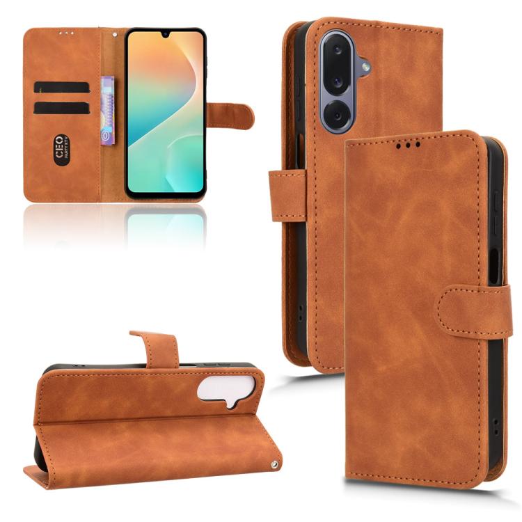 Skin Feel Magnetic Flip Leather Phone Case, For Galaxy S27 Ultra 5G, For Galaxy S27 Pro 5G, For Galaxy S26 FE 5G, For Samsung Galaxy S26+ 5G, For Samsung Galaxy S26 5G, For Samsung Galaxy S25 FE 5G, For Samsung Galaxy M36 5G                            ...
