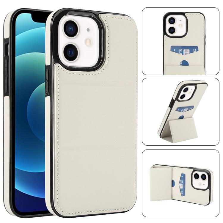 Tri-fold Holder Leather Phone Case with Card Slot