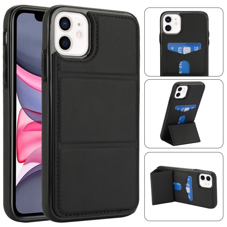 Tri-fold Holder Leather Phone Case with Card Slot