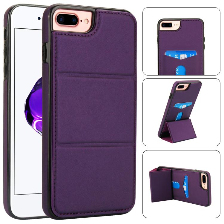 Tri-fold Holder Leather Phone Case with Card Slot