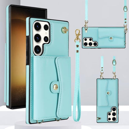 RFID Card Slot Phone Case with Long Lanyard, For Samsung Galaxy S26+ 5G, For Samsung Galaxy S26 Ultra 5G, For Samsung Galaxy S26 5G, For Samsung Galaxy S25 5G, For Samsung Galaxy S25+ 5G, For Samsung Galaxy S25 Ultra 5G, For Samsung Galaxy S24 Ultra 5G...