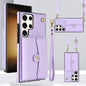 RFID Card Slot Phone Case with Long Lanyard, For Samsung Galaxy S26+ 5G, For Samsung Galaxy S26 Ultra 5G, For Samsung Galaxy S26 5G, For Samsung Galaxy S25 5G, For Samsung Galaxy S25+ 5G, For Samsung Galaxy S25 Ultra 5G, For Samsung Galaxy S24 Ultra 5G...