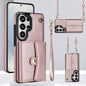 RFID Card Slot Phone Case with Long Lanyard, For Samsung Galaxy S26+ 5G, For Samsung Galaxy S26 Ultra 5G, For Samsung Galaxy S26 5G, For Samsung Galaxy S25 5G, For Samsung Galaxy S25+ 5G, For Samsung Galaxy S25 Ultra 5G, For Samsung Galaxy S24 Ultra 5G...
