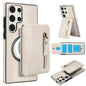 Zipper Wallet Split MagSafe Leather Back Phone Case, For Samsung Galaxy S24 FE 5G, For Samsung Galaxy S24 Ultra 5G, For Samsung Galaxy S24+ 5G, For Samsung Galaxy S24 5G, For Samsung Galaxy S23 FE 5G, For Samsung Galaxy S23 Ultra 5G