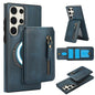 Zipper Wallet Split MagSafe Leather Back Phone Case, For Samsung Galaxy S24 FE 5G, For Samsung Galaxy S24 Ultra 5G, For Samsung Galaxy S24+ 5G, For Samsung Galaxy S24 5G, For Samsung Galaxy S23 FE 5G, For Samsung Galaxy S23 Ultra 5G