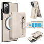 Zipper Wallet Split MagSafe Leather Back Phone Case, For Samsung Galaxy S21 5G, For Samsung Galaxy S21+ 5G, For Samsung Galaxy S21 Ultra 5G, For Samsung Galaxy Note20 Ultra, For Samsung Galaxy Note20