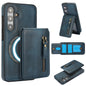 Zipper Wallet Split MagSafe Leather Back Phone Case, For Samsung Galaxy S24 FE 5G, For Samsung Galaxy S24 Ultra 5G, For Samsung Galaxy S24+ 5G, For Samsung Galaxy S24 5G, For Samsung Galaxy S23 FE 5G, For Samsung Galaxy S23 Ultra 5G