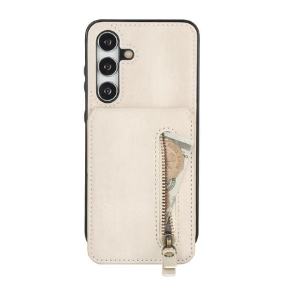 Zipper Wallet Split MagSafe Leather Back Phone Case, For Samsung Galaxy S24 FE 5G, For Samsung Galaxy S24 Ultra 5G, For Samsung Galaxy S24+ 5G, For Samsung Galaxy S24 5G, For Samsung Galaxy S23 FE 5G, For Samsung Galaxy S23 Ultra 5G