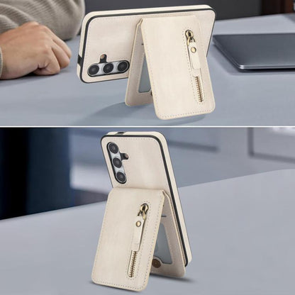 Zipper Wallet Split MagSafe Leather Back Phone Case, For Samsung Galaxy S24 FE 5G, For Samsung Galaxy S24 Ultra 5G, For Samsung Galaxy S24+ 5G, For Samsung Galaxy S24 5G, For Samsung Galaxy S23 FE 5G, For Samsung Galaxy S23 Ultra 5G