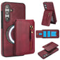 Zipper Wallet Split MagSafe Leather Back Phone Case, For Samsung Galaxy S24 FE 5G, For Samsung Galaxy S24 Ultra 5G, For Samsung Galaxy S24+ 5G, For Samsung Galaxy S24 5G, For Samsung Galaxy S23 FE 5G, For Samsung Galaxy S23 Ultra 5G