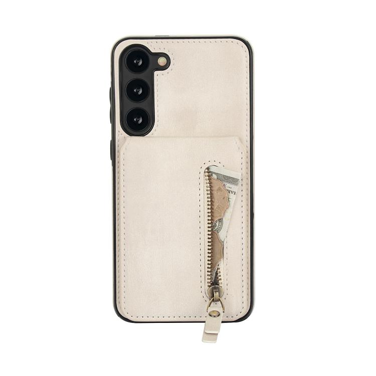 Zipper Wallet Split MagSafe Leather Back Phone Case, For Samsung Galaxy S23+ 5G, For Samsung Galaxy S23 5G, For Samsung Galaxy S22 Ultra 5G, For Samsung Galaxy S22+ 5G, For Samsung Galaxy S22 5G, For Samsung Galaxy S21 FE 5G