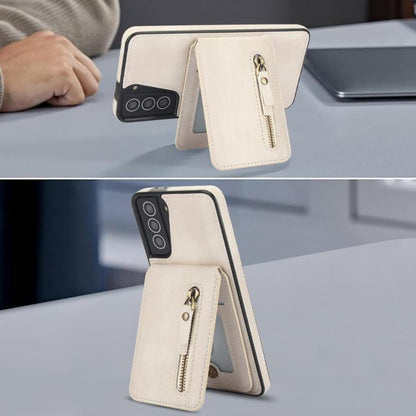 Zipper Wallet Split MagSafe Leather Back Phone Case, For Samsung Galaxy S21 5G, For Samsung Galaxy S21+ 5G, For Samsung Galaxy S21 Ultra 5G, For Samsung Galaxy Note20 Ultra, For Samsung Galaxy Note20