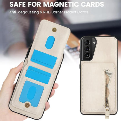 Zipper Wallet Split MagSafe Leather Back Phone Case, For Samsung Galaxy S21 5G, For Samsung Galaxy S21+ 5G, For Samsung Galaxy S21 Ultra 5G, For Samsung Galaxy Note20 Ultra, For Samsung Galaxy Note20