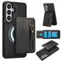 Zipper Wallet Split MagSafe Leather Back Phone Case, For Samsung Galaxy S26+ 5G, For Samsung Galaxy S26 Ultra 5G, For Samsung Galaxy S26 5G, For Samsung Galaxy S25 5G, For Samsung Galaxy S25+ 5G, For Samsung Galaxy S25 Ultra 5G
