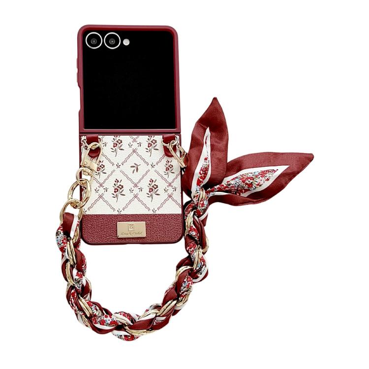 Luck Flower Pattern TPU Phone Case With Strap