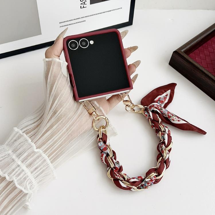 Luck Flower Pattern TPU Phone Case With Strap