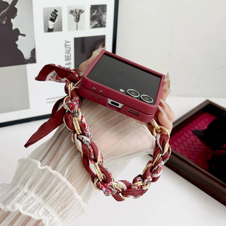 Luck Flower Pattern TPU Phone Case With Strap