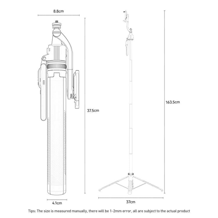 Yesido SF23 Face Tracking Tripod Bluetooth Selfie Stick
