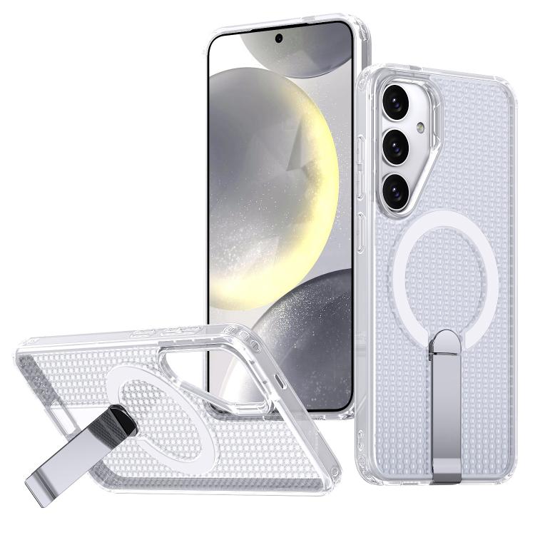 Honeycomb Cooling MagSafe Holder Phone Case, For Samsung Galaxy S26 Ultra 5G, For Samsung Galaxy A07 4G, For Samsung Galaxy A17 5G, For Samsung Galaxy M56 / F56 5G, For Samsung Galaxy A06 5G / 4G, For Samsung Galaxy S25 5G / S24 5G                     ...