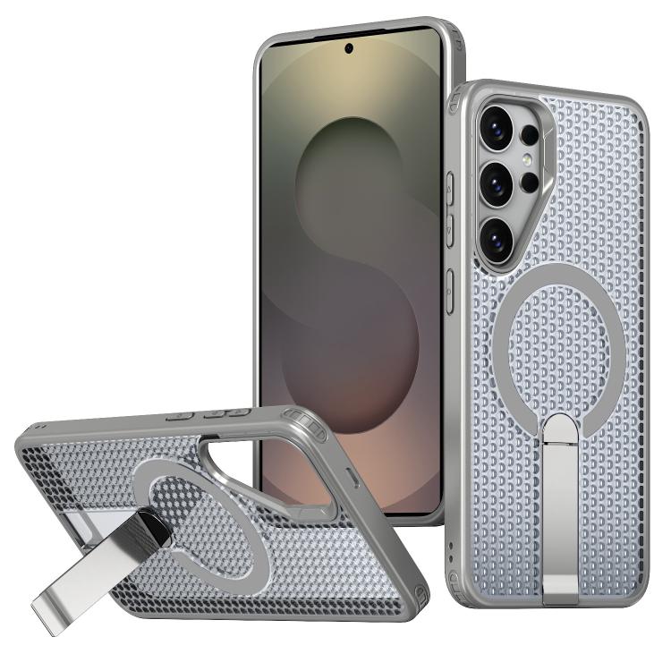 Honeycomb Cooling MagSafe Holder Phone Case, For Samsung Galaxy S26 Ultra 5G, For Samsung Galaxy A07 4G, For Samsung Galaxy A17 5G, For Samsung Galaxy M56 / F56 5G, For Samsung Galaxy A06 5G / 4G, For Samsung Galaxy S25 5G / S24 5G                     ...