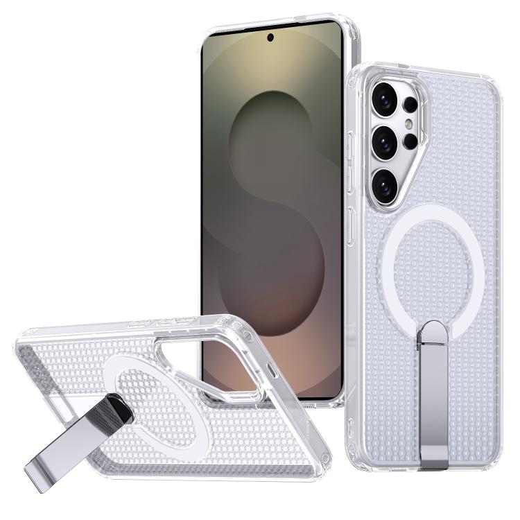 Honeycomb Cooling MagSafe Holder Phone Case, For Samsung Galaxy S26 Ultra 5G, For Samsung Galaxy A07 4G, For Samsung Galaxy A17 5G, For Samsung Galaxy M56 / F56 5G, For Samsung Galaxy A06 5G / 4G, For Samsung Galaxy S25 5G / S24 5G                     ...