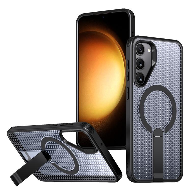 Honeycomb Cooling MagSafe Holder Phone Case, For Samsung Galaxy Xcover7 Pro, For Samsung Galaxy Xcover7, For Samsung Galaxy S24 Ultra 5G, For Samsung Galaxy S23+ 5G