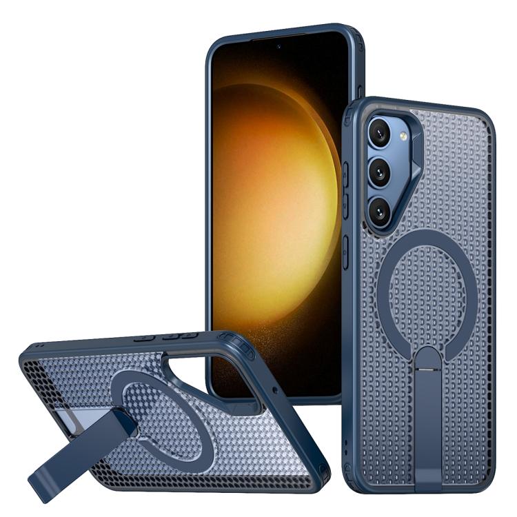 Honeycomb Cooling MagSafe Holder Phone Case, For Samsung Galaxy Xcover7 Pro, For Samsung Galaxy Xcover7, For Samsung Galaxy S24 Ultra 5G, For Samsung Galaxy S23+ 5G