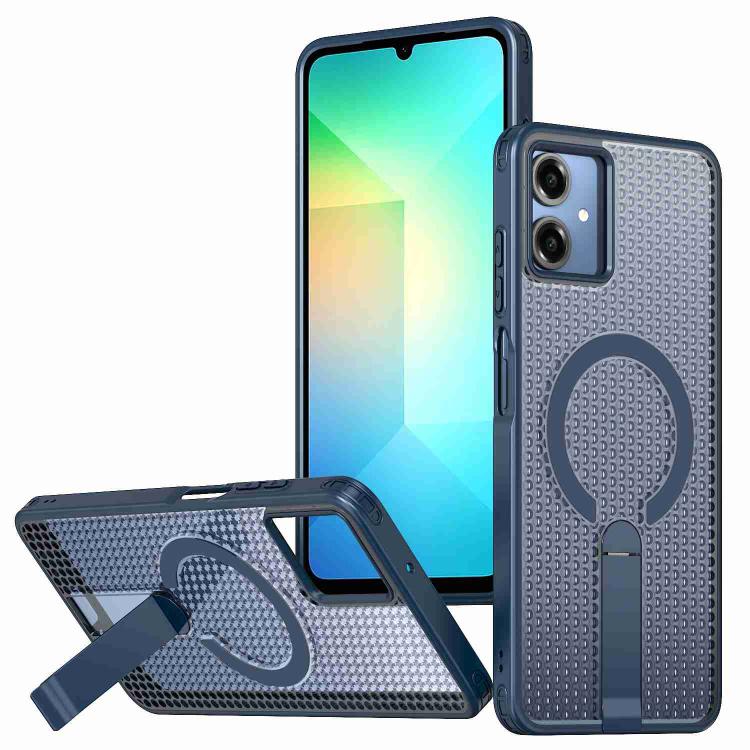Honeycomb Cooling MagSafe Holder Phone Case, For Samsung Galaxy S26 Ultra 5G, For Samsung Galaxy A07 4G, For Samsung Galaxy A17 5G, For Samsung Galaxy M56 / F56 5G, For Samsung Galaxy A06 5G / 4G, For Samsung Galaxy S25 5G / S24 5G                     ...