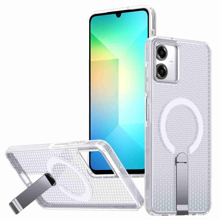 Honeycomb Cooling MagSafe Holder Phone Case, For Samsung Galaxy S26 Ultra 5G, For Samsung Galaxy A07 4G, For Samsung Galaxy A17 5G, For Samsung Galaxy M56 / F56 5G, For Samsung Galaxy A06 5G / 4G, For Samsung Galaxy S25 5G / S24 5G                     ...