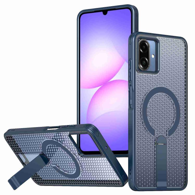 Honeycomb Cooling MagSafe Holder Phone Case, For Samsung Galaxy S26 Ultra 5G, For Samsung Galaxy A07 4G, For Samsung Galaxy A17 5G, For Samsung Galaxy M56 / F56 5G, For Samsung Galaxy A06 5G / 4G, For Samsung Galaxy S25 5G / S24 5G                     ...