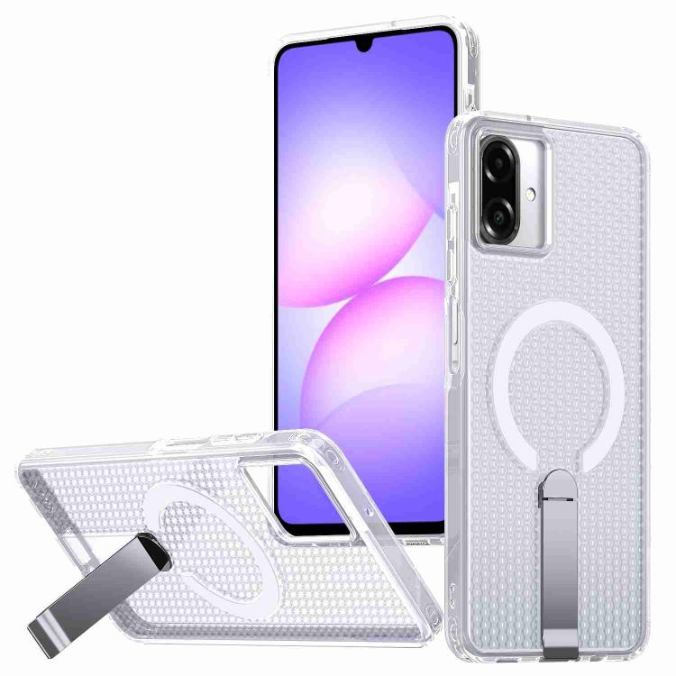 Honeycomb Cooling MagSafe Holder Phone Case, For Samsung Galaxy S26 Ultra 5G, For Samsung Galaxy A07 4G, For Samsung Galaxy A17 5G, For Samsung Galaxy M56 / F56 5G, For Samsung Galaxy A06 5G / 4G, For Samsung Galaxy S25 5G / S24 5G                     ...
