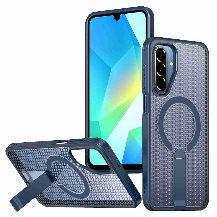 Honeycomb Cooling MagSafe Holder Phone Case, For Samsung Galaxy S26 Ultra 5G, For Samsung Galaxy A07 4G, For Samsung Galaxy A17 5G, For Samsung Galaxy M56 / F56 5G, For Samsung Galaxy A06 5G / 4G, For Samsung Galaxy S25 5G / S24 5G                     ...