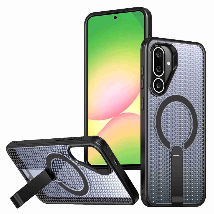 Honeycomb Cooling MagSafe Holder Phone Case, For Samsung Galaxy S26 Ultra 5G, For Samsung Galaxy A07 4G, For Samsung Galaxy A17 5G, For Samsung Galaxy M56 / F56 5G, For Samsung Galaxy A06 5G / 4G, For Samsung Galaxy S25 5G / S24 5G                     ...