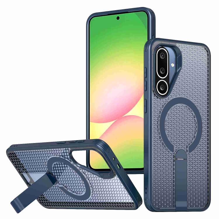 Honeycomb Cooling MagSafe Holder Phone Case, For Samsung Galaxy S26 Ultra 5G, For Samsung Galaxy A07 4G, For Samsung Galaxy A17 5G, For Samsung Galaxy M56 / F56 5G, For Samsung Galaxy A06 5G / 4G, For Samsung Galaxy S25 5G / S24 5G                     ...