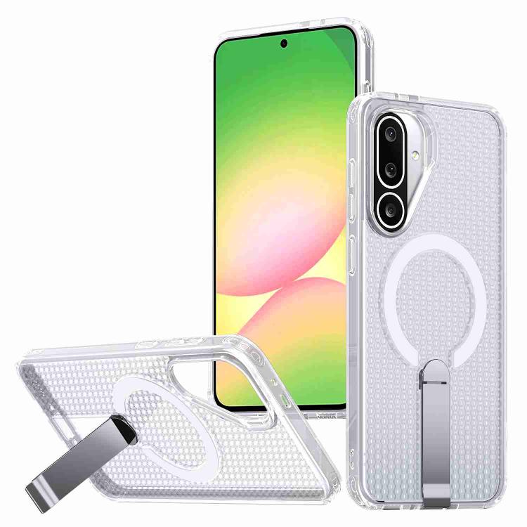 Honeycomb Cooling MagSafe Holder Phone Case, For Samsung Galaxy S26 Ultra 5G, For Samsung Galaxy A07 4G, For Samsung Galaxy A17 5G, For Samsung Galaxy M56 / F56 5G, For Samsung Galaxy A06 5G / 4G, For Samsung Galaxy S25 5G / S24 5G                     ...