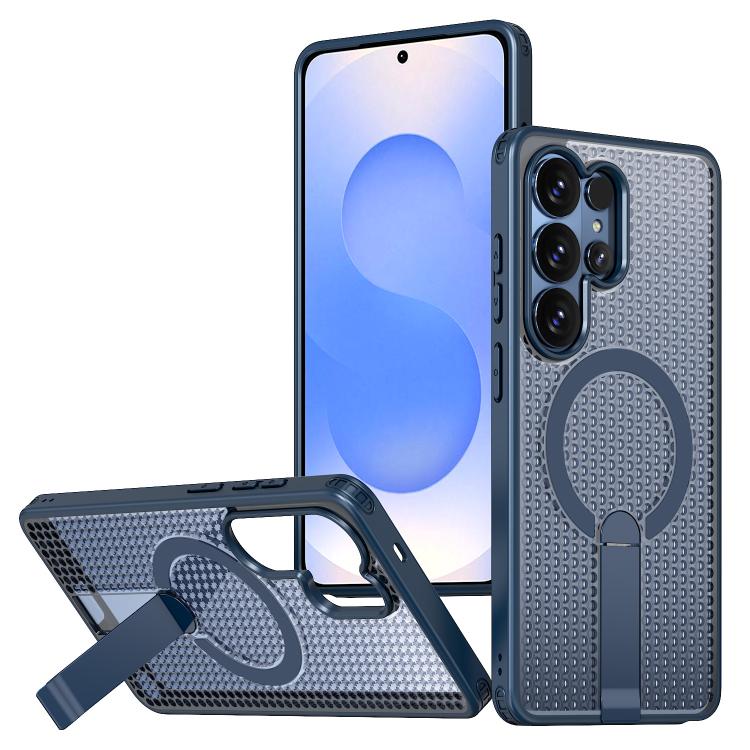 Honeycomb Cooling MagSafe Holder Phone Case, For Samsung Galaxy S26 Ultra 5G, For Samsung Galaxy A07 4G, For Samsung Galaxy A17 5G, For Samsung Galaxy M56 / F56 5G, For Samsung Galaxy A06 5G / 4G, For Samsung Galaxy S25 5G / S24 5G                     ...