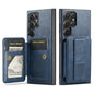 Fierre Shann FS-024 Oil Wax Cow Leather Card Holder Back Phone Case, For Samsung Galaxy S26+ 5G, For Samsung Galaxy S26 Ultra 5G, For Samsung Galaxy S26 5G, For Samsung Galaxy S25 5G, For Samsung Galaxy S25+ 5G, For Samsung Galaxy S25 Ultra 5G