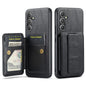 Fierre Shann FS-024 Oil Wax Cow Leather Card Holder Back Phone Case, For Samsung Galaxy S26+ 5G, For Samsung Galaxy S26 Ultra 5G, For Samsung Galaxy S26 5G, For Samsung Galaxy S25 5G, For Samsung Galaxy S25+ 5G, For Samsung Galaxy S25 Ultra 5G
