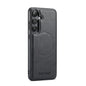 Fierre Shann FS-027 Cowhide Texture MagSafe Magnetic Phone Case, For Samsung Galaxy S26+ 5G, For Samsung Galaxy S26 Ultra 5G, For Samsung Galaxy S26 5G, For Samsung Galaxy S25 5G, For Samsung Galaxy S25+ 5G, For Samsung Galaxy S25 Ultra 5G             ...