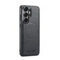 Fierre Shann FS-027 Cowhide Texture MagSafe Magnetic Phone Case, For Samsung Galaxy S26+ 5G, For Samsung Galaxy S26 Ultra 5G, For Samsung Galaxy S26 5G, For Samsung Galaxy S25 5G, For Samsung Galaxy S25+ 5G, For Samsung Galaxy S25 Ultra 5G             ...