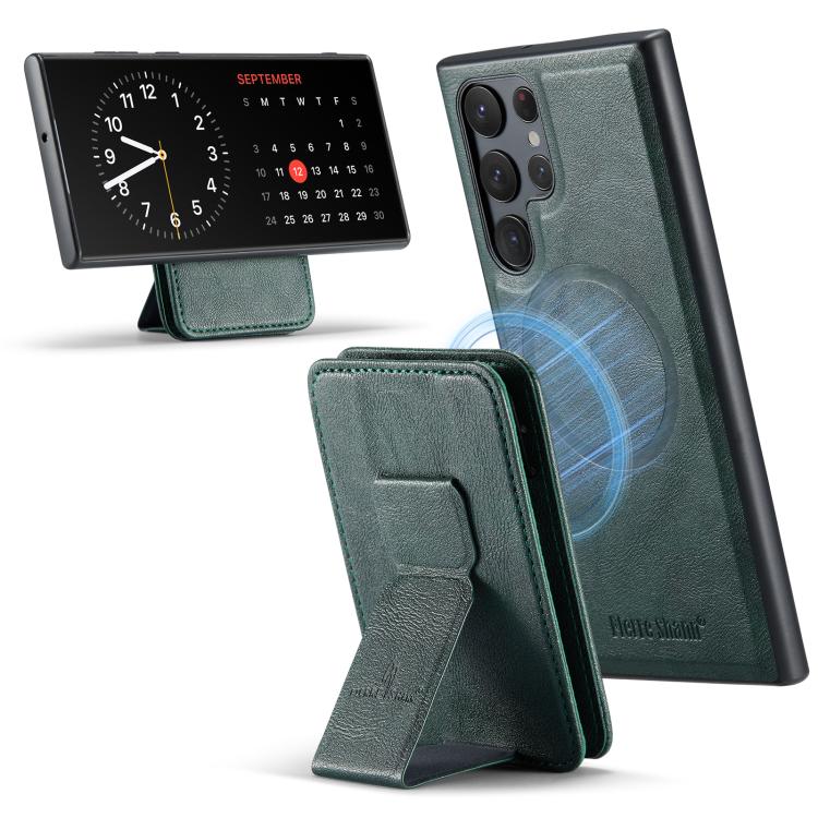 Fierre Shann FS028 MagSafe RFID Card Holder Back Phone Case, For Samsung Galaxy S26+ 5G, For Samsung Galaxy S26 Ultra 5G, For Samsung Galaxy S26 5G, For Samsung Galaxy S25 5G, For Samsung Galaxy S25+ 5G, For Samsung Galaxy S25 Ultra 5G                 ...