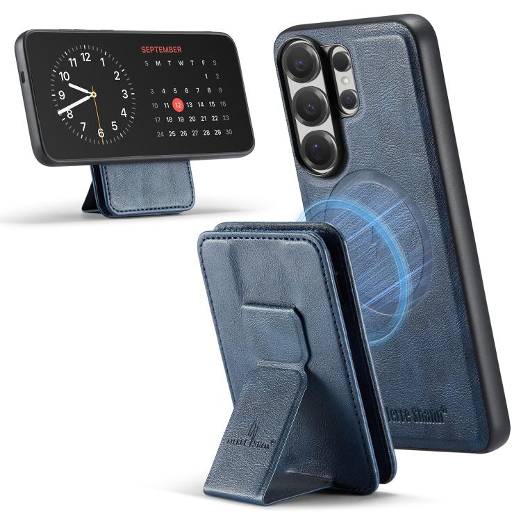 Fierre Shann FS028 MagSafe RFID Card Holder Back Phone Case, For Samsung Galaxy S26+ 5G, For Samsung Galaxy S26 Ultra 5G, For Samsung Galaxy S26 5G, For Samsung Galaxy S25 5G, For Samsung Galaxy S25+ 5G, For Samsung Galaxy S25 Ultra 5G                 ...