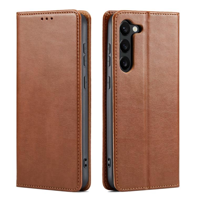 Fierre Shann PU Genuine Leather Texture Phone Case, For Samsung Galaxy S26+ 5G, For Samsung Galaxy S26 Ultra 5G, For Samsung Galaxy S26 5G, For Samsung Galaxy S25 Edge 5G, For Samsung Galaxy S25 5G, For Samsung Galaxy S25+ 5G                           ...