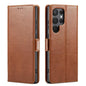 Fierre Shann PU Genuine Leather Texture Phone Case, For Samsung Galaxy S26+ 5G, For Samsung Galaxy S26 Ultra 5G, For Samsung Galaxy S26 5G, For Samsung Galaxy S25 Edge 5G, For Samsung Galaxy S25 5G, For Samsung Galaxy S25+ 5G                           ...