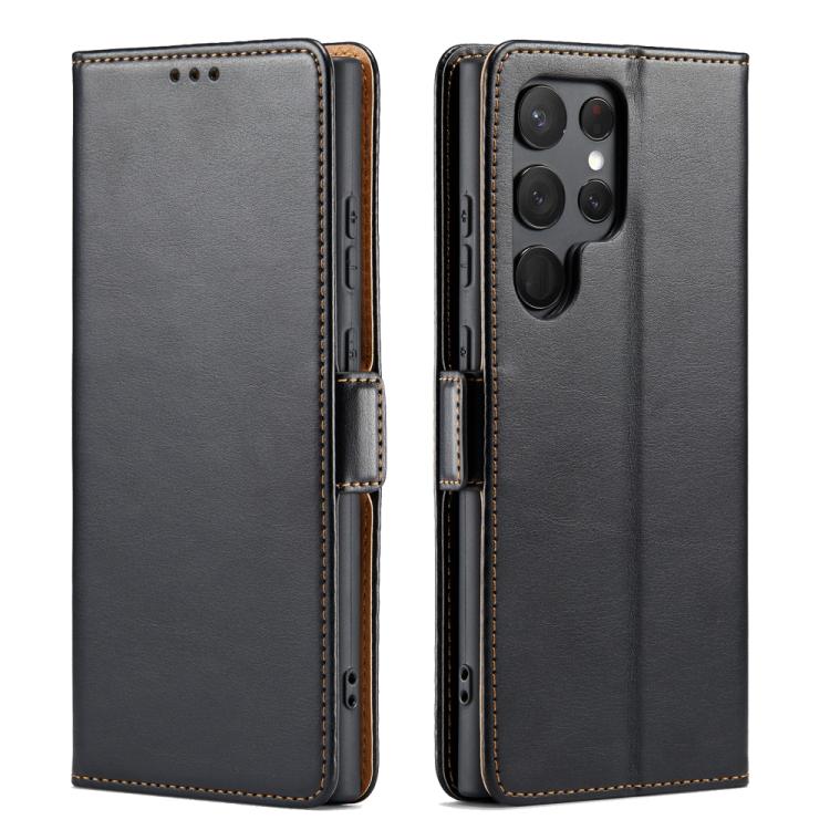 Fierre Shann PU Genuine Leather Texture Phone Case, For Samsung Galaxy S26+ 5G, For Samsung Galaxy S26 Ultra 5G, For Samsung Galaxy S26 5G, For Samsung Galaxy S25 Edge 5G, For Samsung Galaxy S25 5G, For Samsung Galaxy S25+ 5G                           ...
